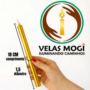 VELA PALITO DOURADA | UNIDADE